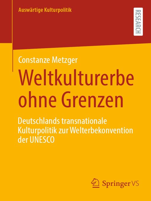 Title details for Weltkulturerbe ohne Grenzen by Constanze Metzger - Available
